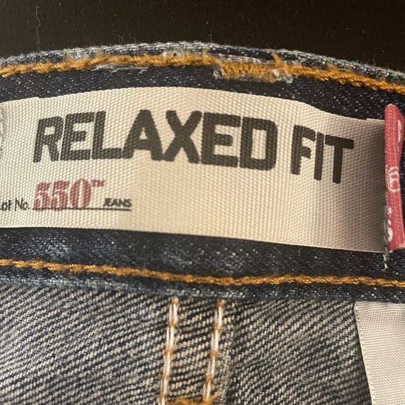 Levi's 550 Jeans Men’s 38 X 32 Blue Denim Relaxed Fit Straight Leg Vintage Y2K - Picture 7 of 9